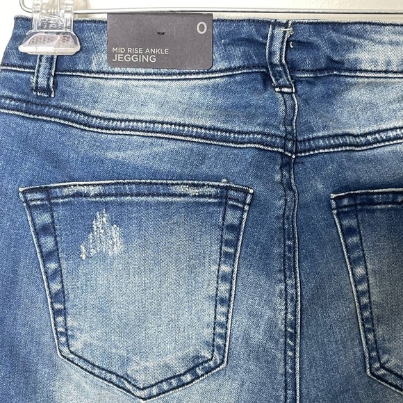 Rue 21 Women’s Jeggings, Sz 0, Denim, Short, Zippered Cuff, Mid-rise, Skinny NWT - Picture 6 of 9